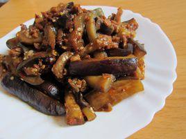 豆瓣醬炒茄子 豆瓣醬炒茄子