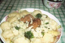 肉丸子菜花 肉丸子菜花