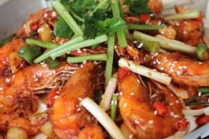 香辣乾鍋南美蝦 香辣乾鍋南美蝦
