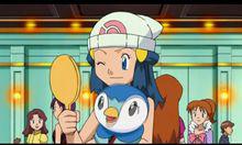 小光在大型慶典，接受採訪前