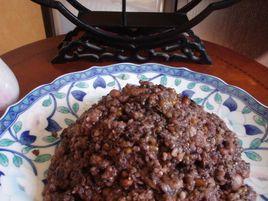 黑豆糯米飯 黑豆糯米飯