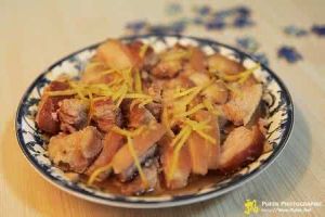 齋餅文蛤蒸鹹魚 齋餅文蛤蒸鹹魚