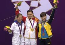 2012倫敦奧運會 女子10米氣手槍頒獎儀式