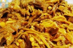 醬爆牛肉金針菇 醬爆牛肉金針菇