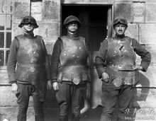 第一次世界大戰的防彈衣1918法國
