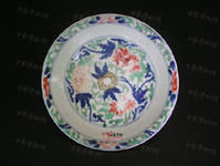 康熙五彩花卉紋碗