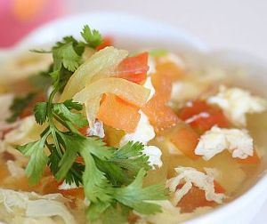 翠皮蛋花番茄湯 翠皮蛋花番茄湯