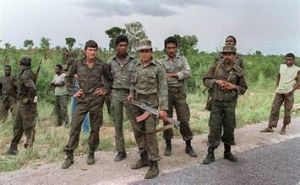 安哥拉內戰前線的古巴軍人
