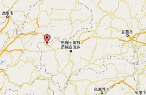 南坪鄉在湖北省內位置