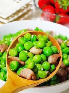 青豆炒肉粒 青豆炒肉粒