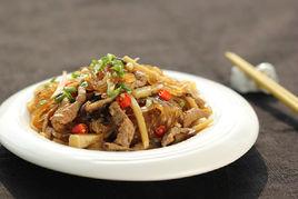 肉絲炒苕粉 肉絲炒苕粉