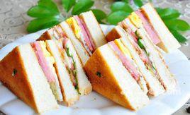 火腿蛋三明治 火腿蛋三明治