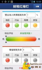財稅紅綠燈操作界面