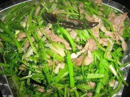 香菜炒肉絲 香菜炒肉絲