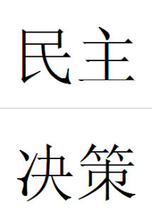 民主決策 民主決策