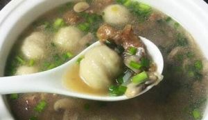 烏魚丸鮮蘑菇湯 烏魚丸鮮蘑菇湯