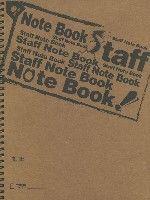 16開牛皮紙鐵環裝訂五線譜作業本 16開牛皮紙鐵環裝訂五線譜作業本