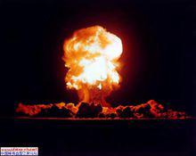 中子彈爆炸場面