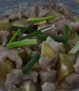 肉片蒸紅薯 肉片蒸紅薯