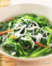 吻仔魚炒莧菜 吻仔魚炒莧菜