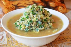 蝦醬白菜汆雞蛋 蝦醬白菜汆雞蛋