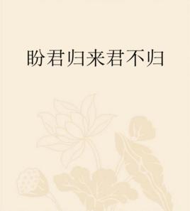 盼君歸來君不歸 盼君歸來君不歸