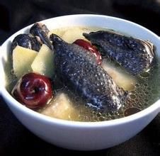 靈芝燉烏骨雞 靈芝燉烏骨雞