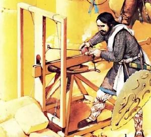 為了攻城 帖木兒軍隊中會配有大量的弩炮