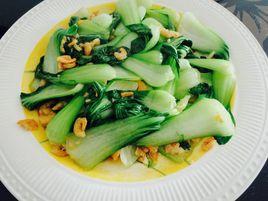海米炒油菜 海米炒油菜