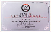 國家級企業管理現代化創新成果一等獎