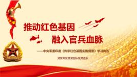 傳承紅色基因實施綱要 傳承紅色基因實施綱要