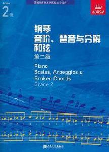 鋼琴音階與分解和弦第二級 鋼琴音階與分解和弦第二級