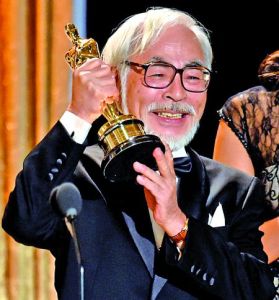 宮崎駿獲奧斯卡終身成就獎