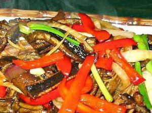 金茸燴香鱔 金茸燴香鱔