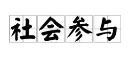 社會參與 社會參與