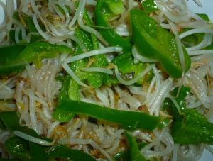 青紅絲炒銀牙 青紅絲炒銀牙