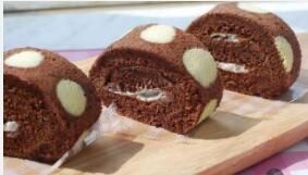 圓點可可蛋糕卷 圓點可可蛋糕卷