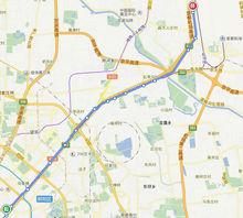 359路 東直門外→首都機場 非衛星線路圖