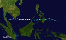 颱風天秤 路徑圖
