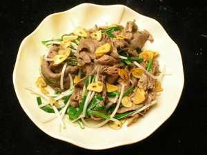 蒜片牛肉 蒜片牛肉