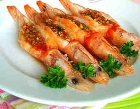 剁椒蒜蓉開背蝦