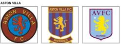 阿斯頓維拉隊徽發展