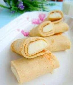 香蕉山藥卷 香蕉山藥卷