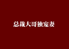 總裁大哥獨寵妻