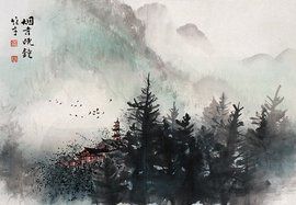 煙寺晚鐘 煙寺晚鐘