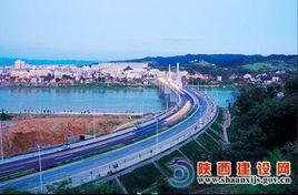 安康城東漢江大橋 安康城東漢江大橋