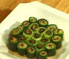 爆醃珊瑚黃瓜卷 爆醃珊瑚黃瓜卷