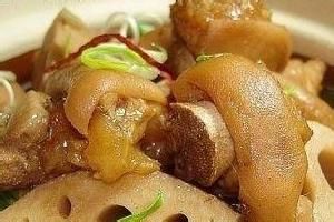 藕燉豬蹄花 藕燉豬蹄花