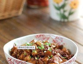 菱角燒豆腐 菱角燒豆腐