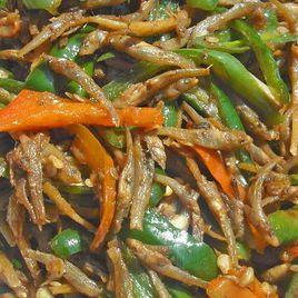 小魚炒辣椒 小魚炒辣椒